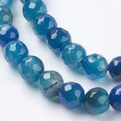Natural Agate Beads Strands X-G-G580-8mm-05-1