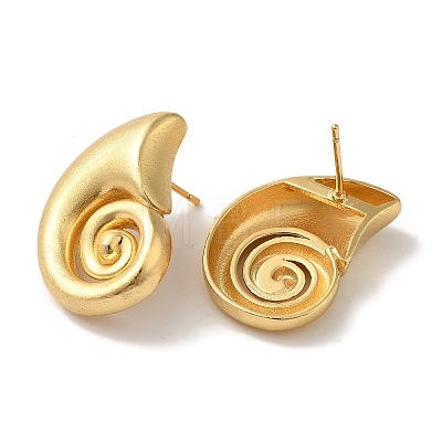 Rack Plating Brass Stud Earrings EJEW-B062-32G-1