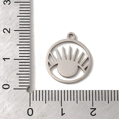 201 Stainless Steel Pendants STAS-E211-06P-1