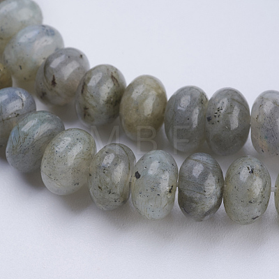 Natural Labradorite Beads Strands G-P354-01-8x5mm-1