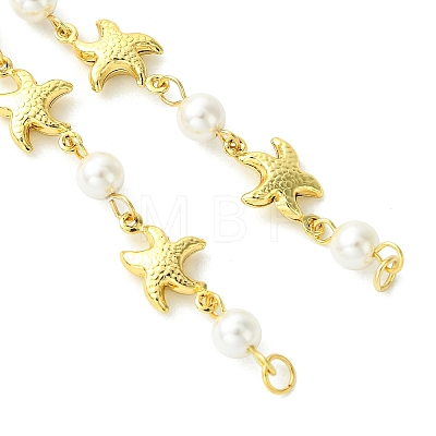 Ocean Sea Animals 304 Stainless Steel Link Chain Bracelet Making AJEW-JB01627-02-1