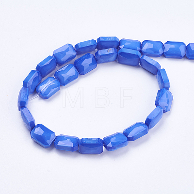 Electroplate Glass Beads Strands GLAA-K033-04A-D-1