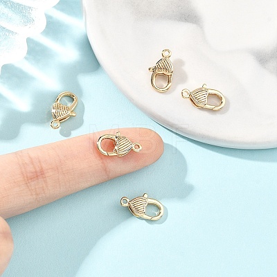 SHEGRACE Brass Lobster Claw Clasps XGRQ58221-767G-1