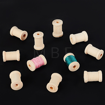 Wood Thread Bobbins TOOL-WH0125-106A-01-1