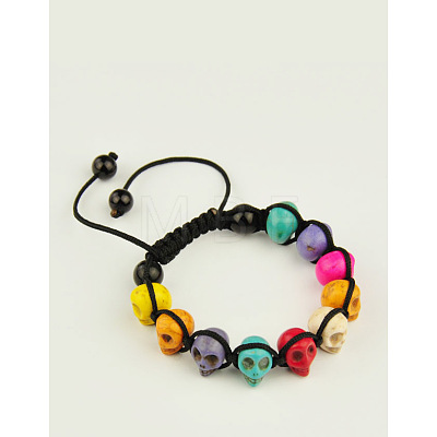 Fashion Bracelets for halloween X-BJEW-JB00439-1