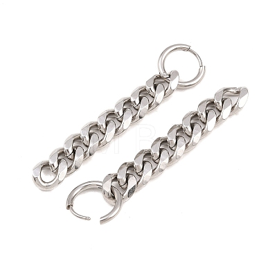 Non-Tarnish 304 Stainless Steel Huggie Hoop Earrings EJEW-JE04481-1