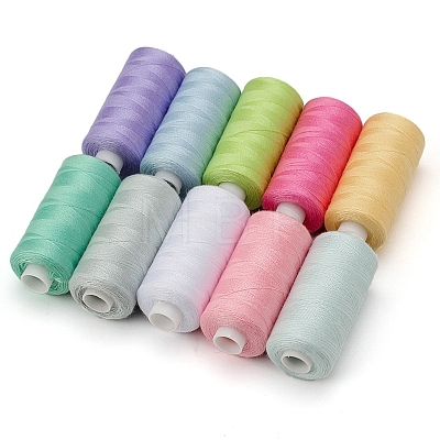 10 Colors Polyester Sewing Thread PW-WG4C286-08-1