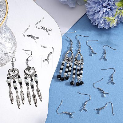 50Pcs 304 Stainless Steel Earring Hooks STAS-SC0008-30-1