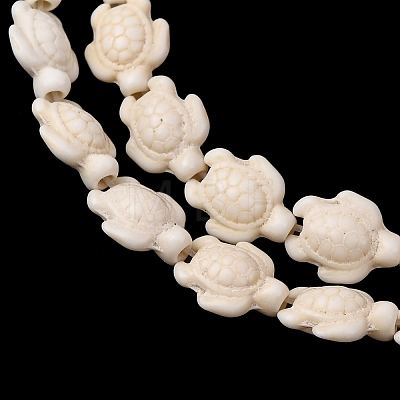 Synthetic Turquoise Dyed Beads Strands G-B184-D01-01-1