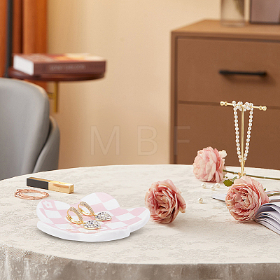 Ceramic Food Plate AJEW-SP0005-04C-1