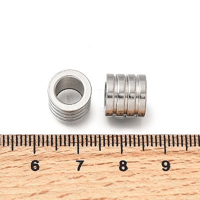 304 Stainless Steel Tube Beads STAS-D382-10P-1