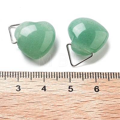 Natural Green Aventurine Pendants G-K371-02P-06-1