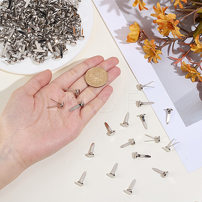 300Pcs Alloy Brads FIND-GF0009-77G-1