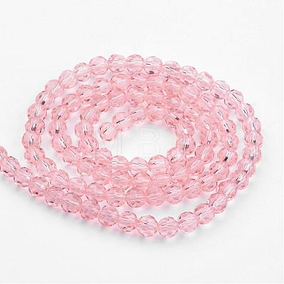 Transparent Glass Bead Strands GLAA-G013-6mm-87-1