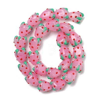 Transparent Glass Bumpy Beads LAMP-V001-03-1