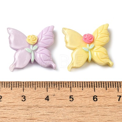 Opaque Resin Decoden Cabochons RESI-M041-13-1