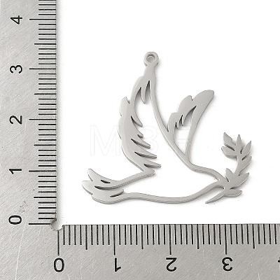 304 Stainless Steel Pendants LS-STAS-G355-12P-1