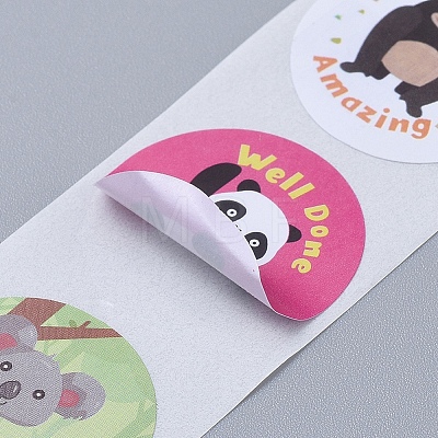 Self-Adhesive Paper Gift Tag Stickers X-DIY-E027-A-13-1