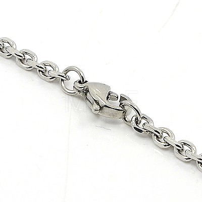 316 Stainless Steel Necklaces X-NJEW-F027-40-2mm-1