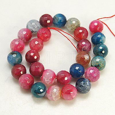 Natural Agate Beads Strands G-G205-4mm-3-1