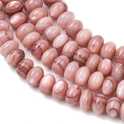 Natural Sea Shell Beads Strands SHEL-K006-75-1