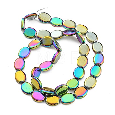 Electroplate Glass Beads Strands EGLA-G037-05A-1