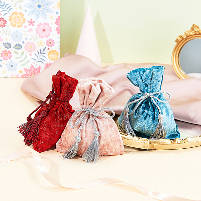 Velvet Drawstring Pouches TP-CJC0001-01B-1