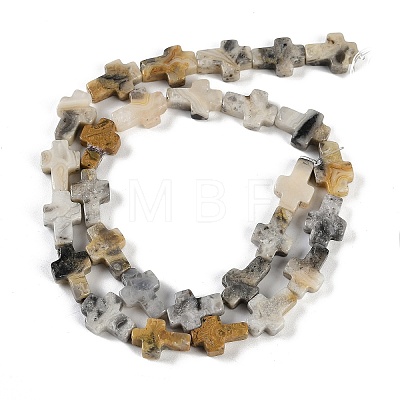 Natural Crazy Agate Beads Strands G-I369-A04-01-1