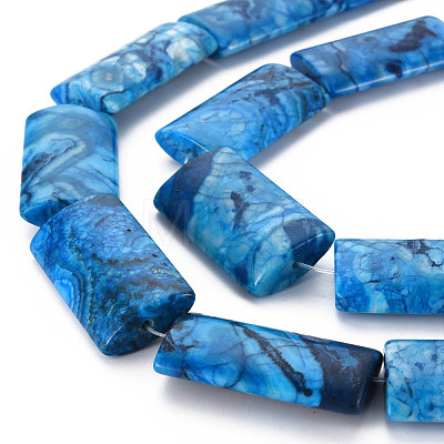 Natural Crazy Agate Beads Strands G-S359-352-1