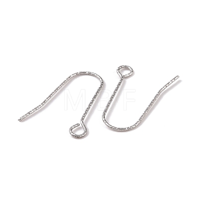 316 Stainless Steel Earring Hooks X-STAS-C059-10P-1