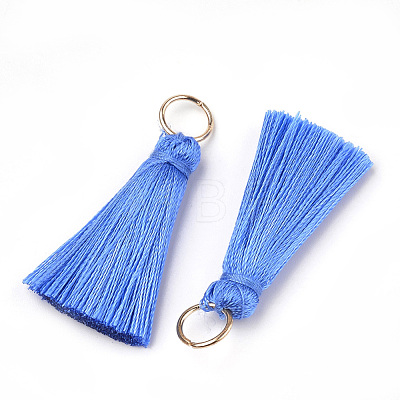 Nylon Thread Tassel Pendants Decoration FIND-Q065-3.5cm-A04-1