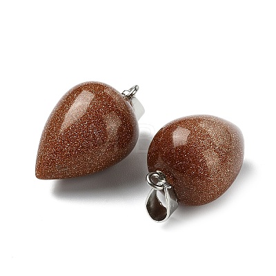 Synthetic Goldstone Pendants GG-K002-13X-1