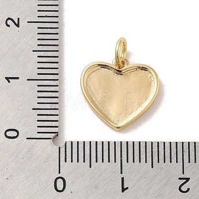 Real 18K Gold Plated Brass Enamel Pendants KK-M273-06D-G-1