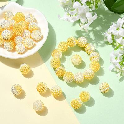 40Pcs Imitation Pearl Acrylic Beads OACR-FS0002-89A-15-1