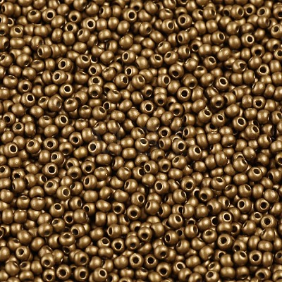 11/0 Grade A Baking Paint Glass Seed Beads X-SEED-N001-A-1038-1