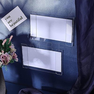 Acrylic Table Card Display Frame AJEW-WH0026-02E-1