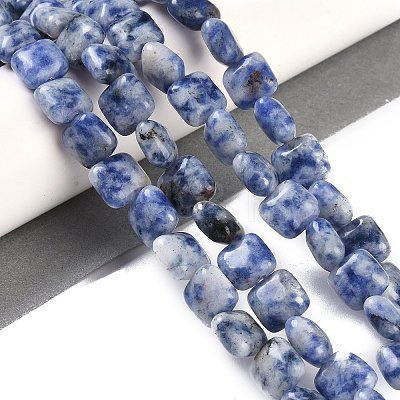 Natural Blue Spot Jasper Beads Strands G-M435-A03-01-1