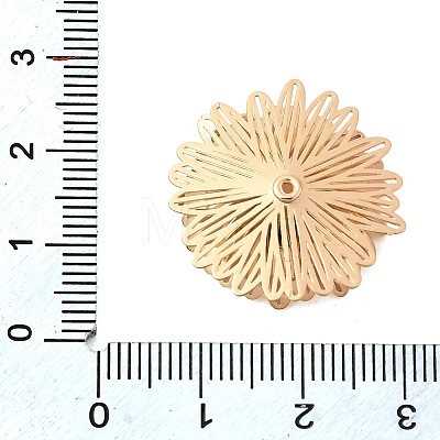 Brass Bead Caps KK-C167-03B-G-1
