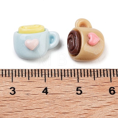 Opaque Resin Imitation Drink Decoden Cabochons RESI-H165-08-1