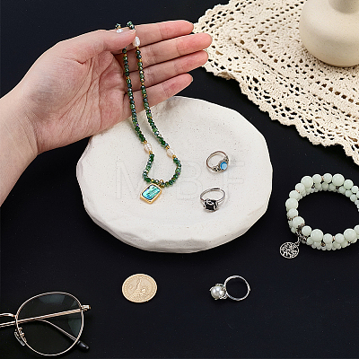 Porcelain Jewelry Plates AJEW-WH0410-478-1