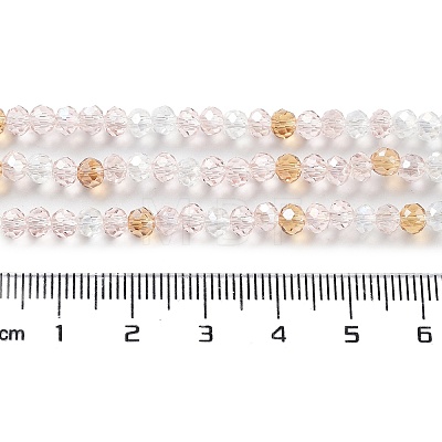 Glass Beads Strands EGLA-A034-M4mm-23-1