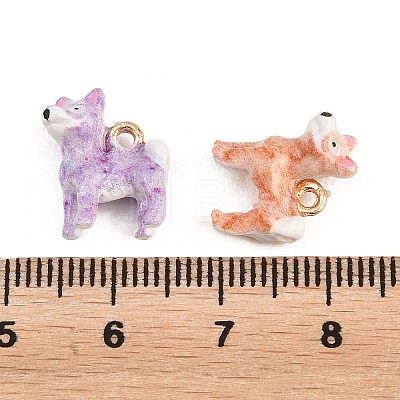 Alloy Enamel Pendants ENAM-D320-07-1