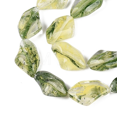 Handmade Lampwork Beads Strands LA-N046-02F-1