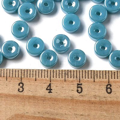 Opaque Colours Luster Glass Seed Beads SEED-E001-P3x6mm-A10-1