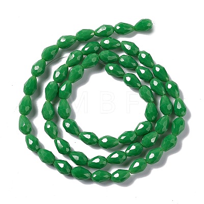 Faceted Glass Beads Strands GLAA-E037-01-M-1
