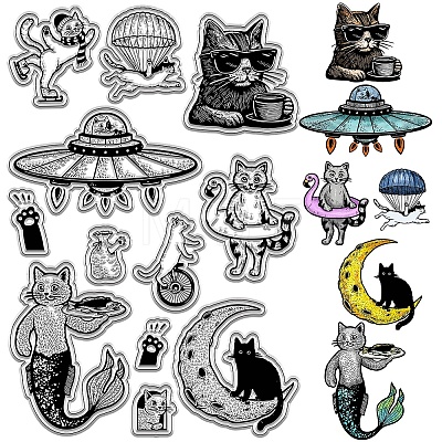 Custom PVC Plastic Clear Stamps DIY-WH0439-0158-1