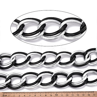 Aluminium Double Curb Chains CHA-Q001-01EBS-1