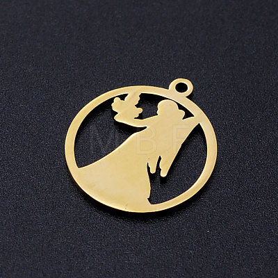201 Stainless Steel Pendants STAS-S105-JN363-6-1
