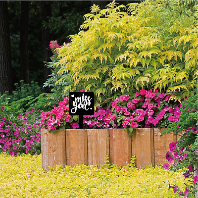 Acrylic Garden Stake AJEW-WH0382-004-1