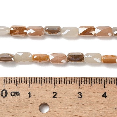 Electroplate Glass Beads Strands EGLA-P065-02A-03-1